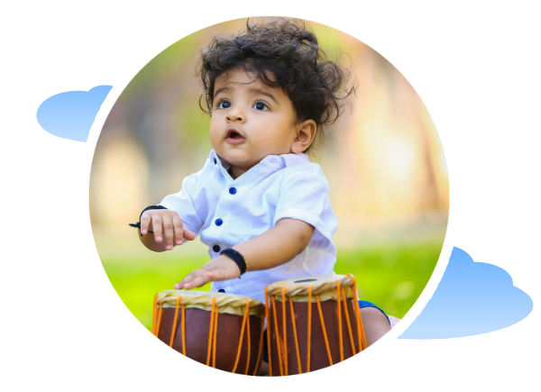 Child Playing Instrument