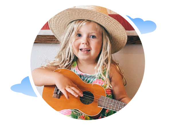 Child Playing Instrument